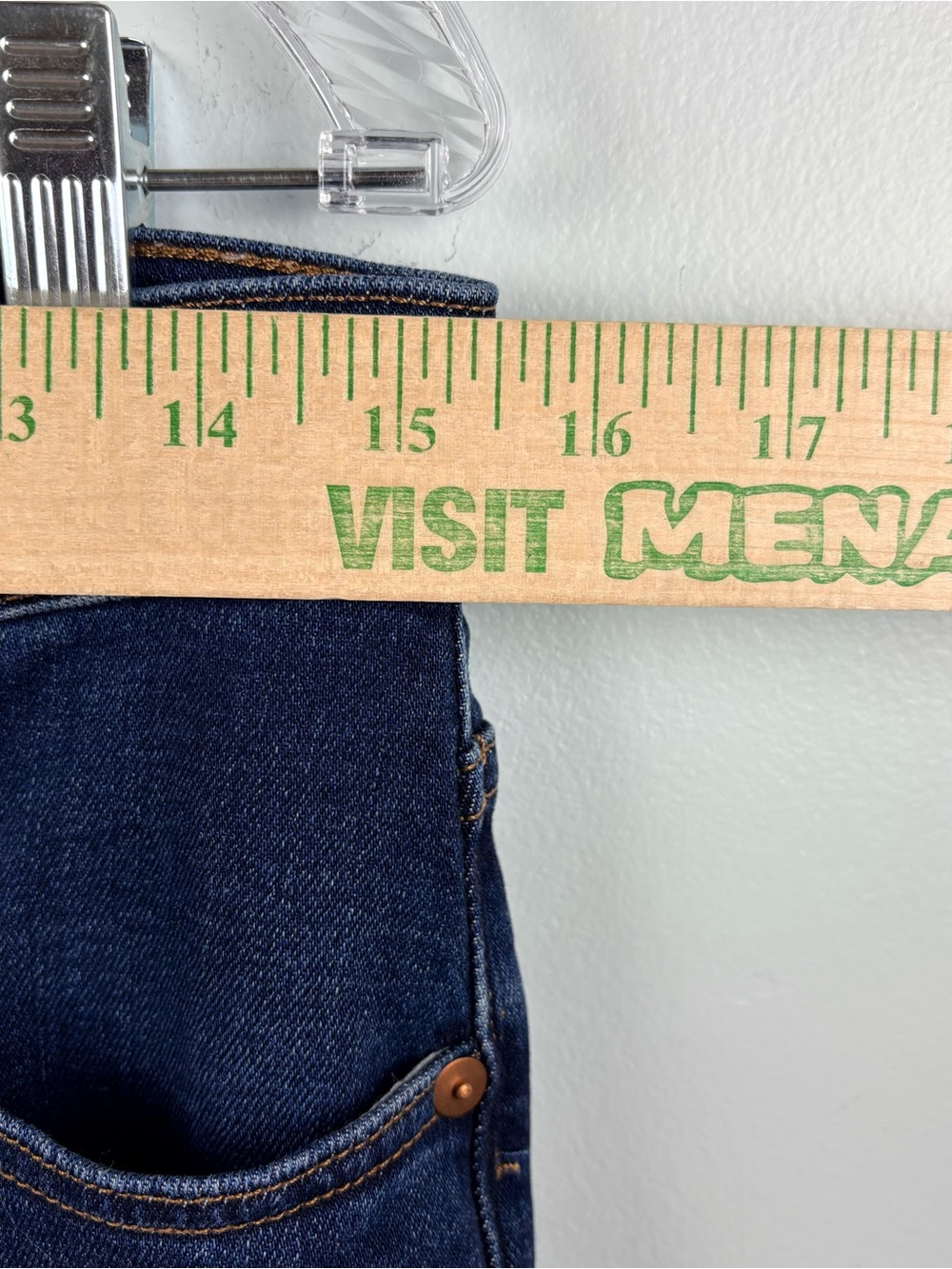 Madewell Mid-Rise Kick Out Crop Jeans NN471 Dark Wash Cali Demi Fit Sz 28 - Picture 13 of 15